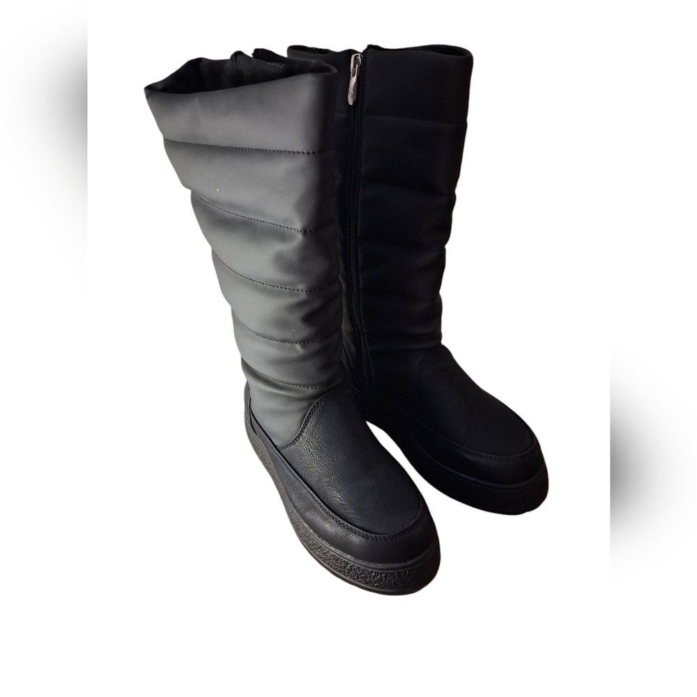 ADRIENNE VITTADINI NEW PIPERPUFF BLACK WATERPROOF  BOOTS 6.5